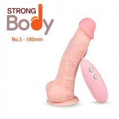 [리얼딜도] 스트롱바디 Strong Body No.5 - Vibe 180mm | ZINI