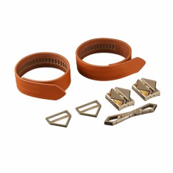 락킨 수족갑 - Wristcuffs / Anklecuffs Brown Set | LOCKINK